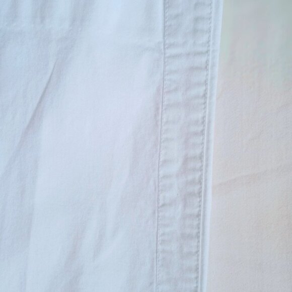 WOMEN'S ANNE KLEIN ANKLE LENGTH HIGH RISE WHITE PANTS.  SIZE 8 - Picture 3 of 8